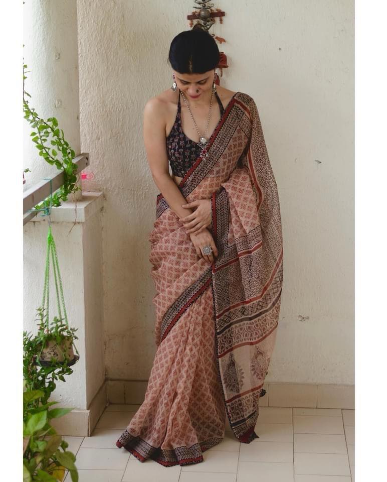 DF 30 Chamki Printed Daily Wear Sarees Catalog